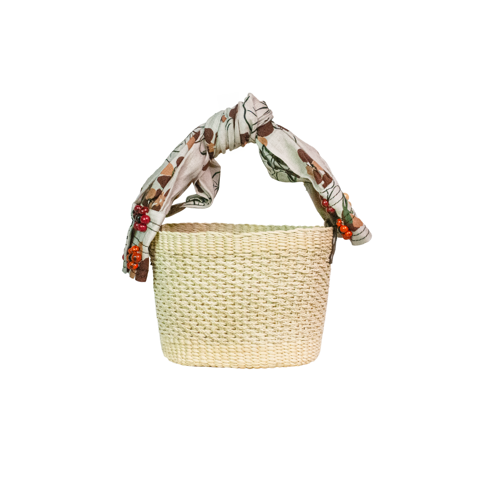 Upcycled Sleeve Handle Mini Basket