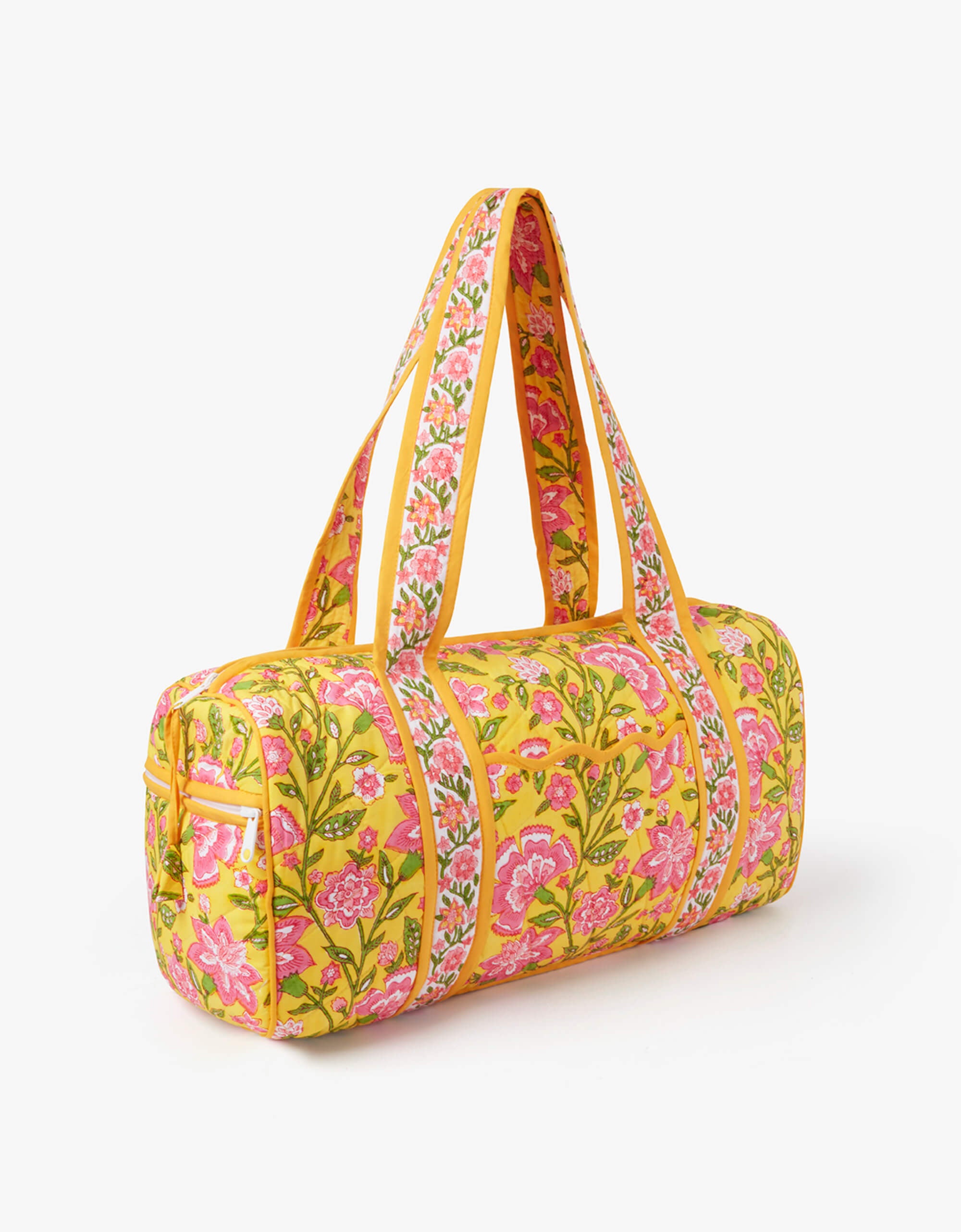 Provencal Peony Quilted Weekend Travel Bag